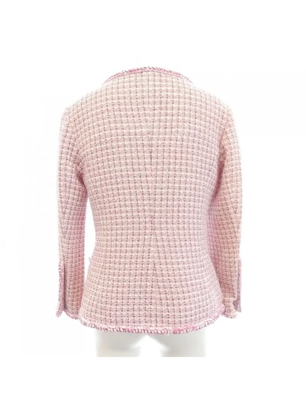Chanel Collarless Jacket Pink